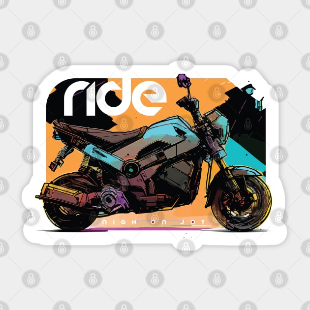 Ride honda navi cyber Sticker by NighOnJoy